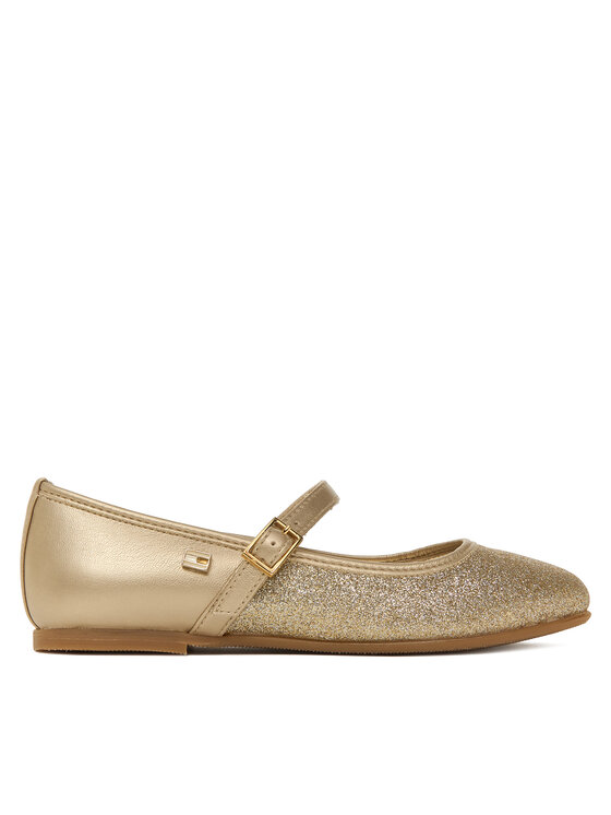 Tommy Hilfiger Балеринки Ballerina T4A3-33930-0572 S Златист цвят на ниска цена