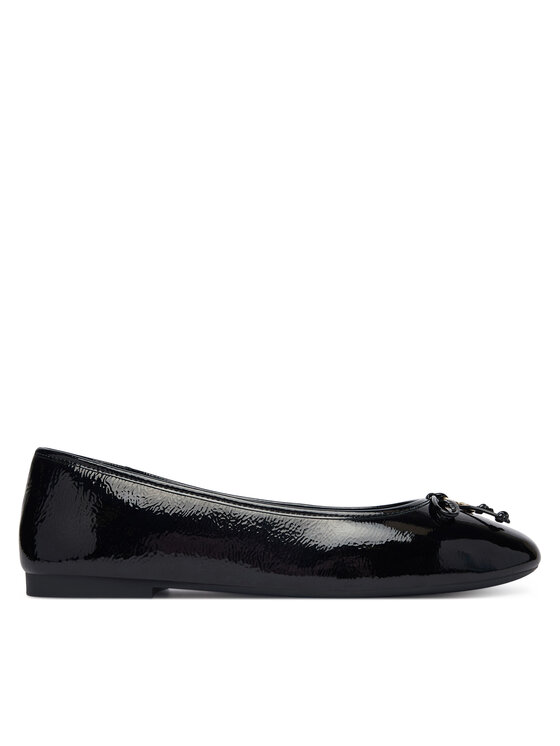 Tommy Hilfiger Балеринки Hilifger Patent Ballet FW0FW09005 Черен цвят на ниска цена