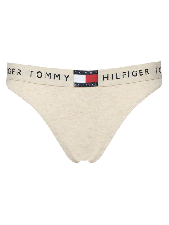 Tommy Hilfiger Бикини тип прашка UW0UW06227 Екрю цвят на ниска цена