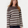 Tommy Hilfiger Блуза Gold Button WW0WW45760 Кафяв Relaxed Fit цвят на ниска цена