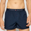 Tommy Hilfiger Боксерки Cotton Woven Boxer Icon 1U87905489 Тъмносин цвят на ниска цена