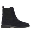 Tommy Hilfiger Боти тип челси Flag Boot FW0FW08780 Тъмносин цвят на ниска цена
