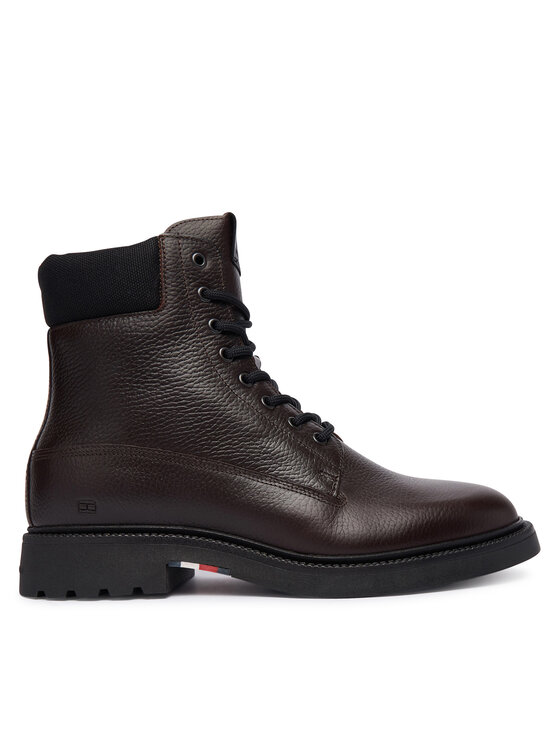 Tommy Hilfiger Ботуши Comfort Lwt Wrm Mx FM0FM05595 Кафяв цвят на ниска цена