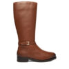 Tommy Hilfiger Ботуши Th Buckle Riding Lthr Long Boot FW0FW08873 Кафяв цвят на ниска цена