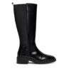 Tommy Hilfiger Ботуши Th Minimal Abrasivato Long Boot FW0FW08979 Черен цвят на ниска цена