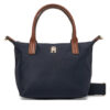 Tommy Hilfiger Дамска чанта Popette Mini Tote AW0AW17709 Тъмносин цвят на ниска цена
