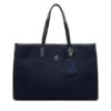 Tommy Hilfiger Дамска чанта Th City Large Tote Melton AW0AW18215 Тъмносин цвят на ниска цена