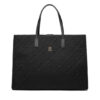 Tommy Hilfiger Дамска чанта Th City Tote Mono Nylon AW0AW18163 Черен цвят на ниска цена