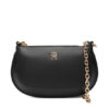 Tommy Hilfiger Дамска чанта Th Glam Mini Chain Crossover AW0AW18142 Черен цвят на ниска цена