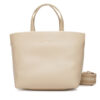 Tommy Hilfiger Дамска чанта Th Logotape Mini Tote AW0AW17694 Бежов цвят на ниска цена
