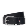 Tommy Hilfiger Дамски колан New Danny Belt WW0WW11590 70 Тъмносин цвят на ниска цена