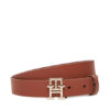 Tommy Hilfiger Дамски колан Th Modern AW0AW17496 Кафяв цвят на ниска цена
