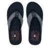 Tommy Hilfiger Джапанки Chambray Beach Sandal FM0FM05570 Тъмносин цвят на ниска цена