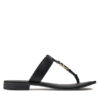 Tommy Hilfiger Джапанки Th Elevated Sandal FW0FW07174 Черен цвят на ниска цена