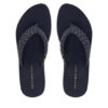 Tommy Hilfiger Джапанки Th Wedge Cornrow Beach Sandal FW0FW09037 Тъмносин цвят на ниска цена