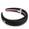 Tommy Hilfiger Диадема Th Elevated Chic Headband AW0AW18220 Черен цвят на ниска цена