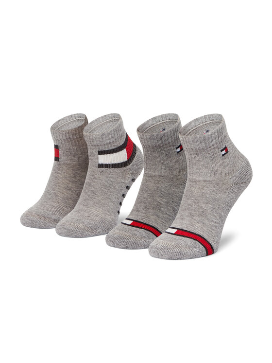 Tommy Hilfiger Дълги чорапи 100002319 Сив цвят на ниска цена