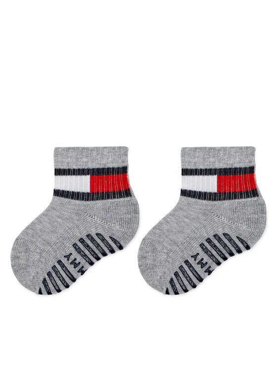 Tommy Hilfiger Дълги чорапи 701226500 Сив цвят на ниска цена