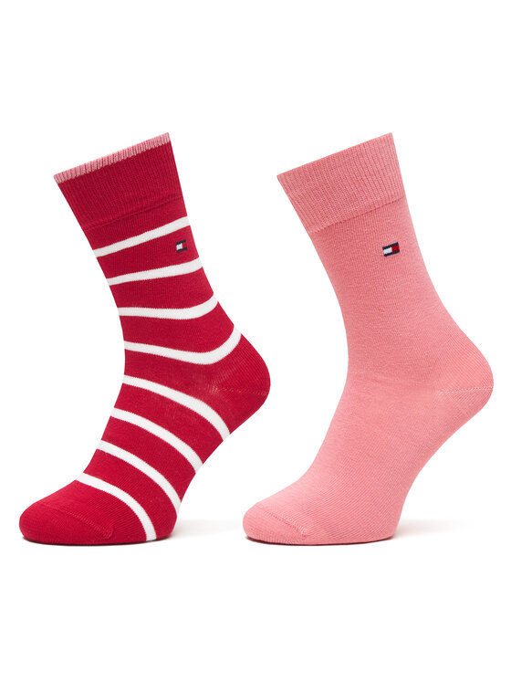 Tommy Hilfiger Дълги чорапи 701229939 Розов цвят на ниска цена