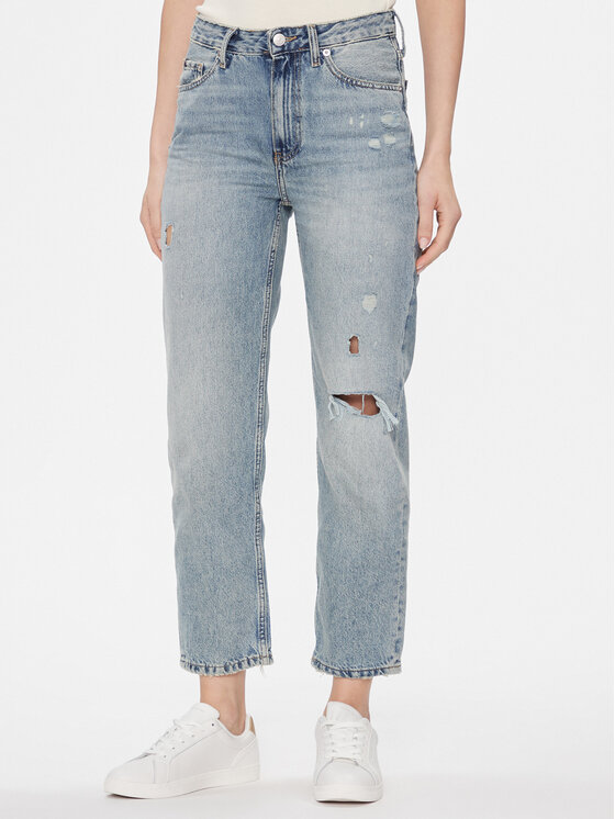 Tommy Hilfiger Дънки Classic WW0WW40632 Син Straight Fit цвят на ниска цена