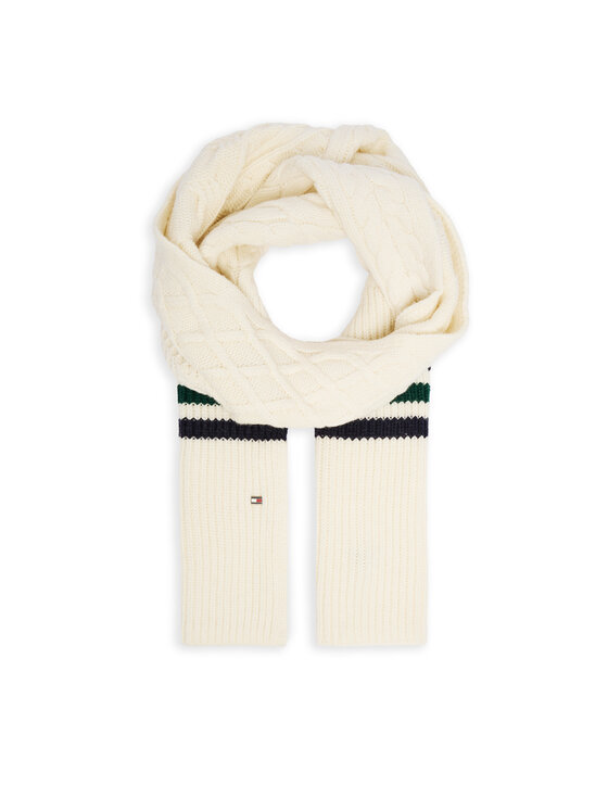 Tommy Hilfiger Зимен шал AM0AM12831 Екрю цвят на ниска цена