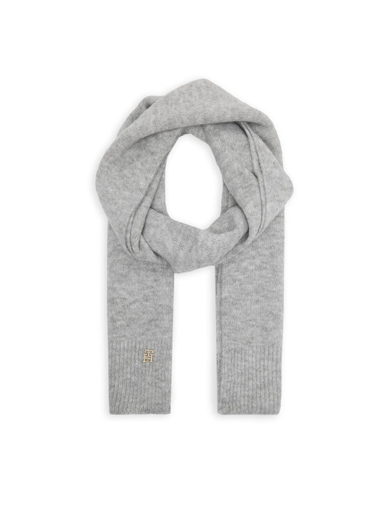 Tommy Hilfiger Зимен шал Luxe AW0AW16646 Сив цвят на ниска цена