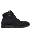 Tommy Hilfiger Зимни обувки Cleated Hilfiger Wrm Hook Boot FM0FM05699 Тъмносин цвят на ниска цена