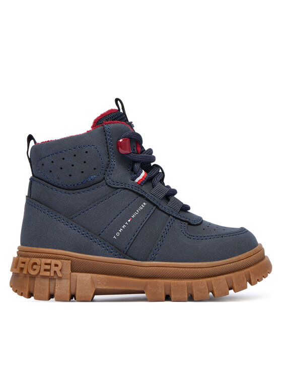Tommy Hilfiger Зимни обувки T1X5-34127-1696800 Тъмносин цвят на ниска цена