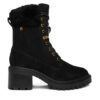 Tommy Hilfiger Зимни обувки Th Shearling Lace Up Boot FW0FW08999 Черен цвят на ниска цена