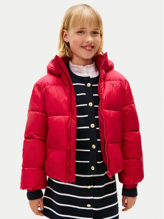 Tommy Hilfiger Зимно яке KG0KG08759 D Червен Regular Fit цвят на ниска цена