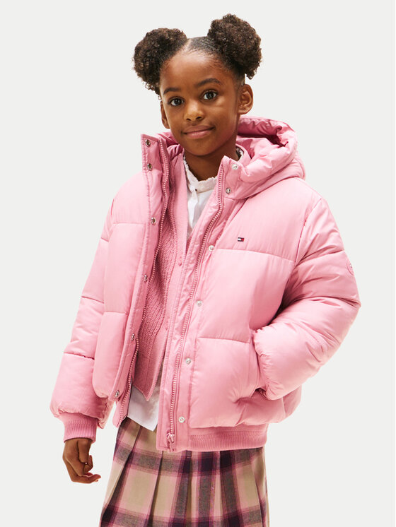 Tommy Hilfiger Зимно яке KG0KG08861 D Розов Regular Fit цвят на ниска цена
