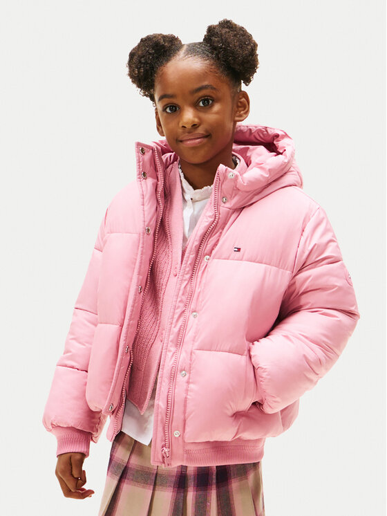 Tommy Hilfiger Зимно яке KG0KG08861 S Розов Regular Fit цвят на ниска цена