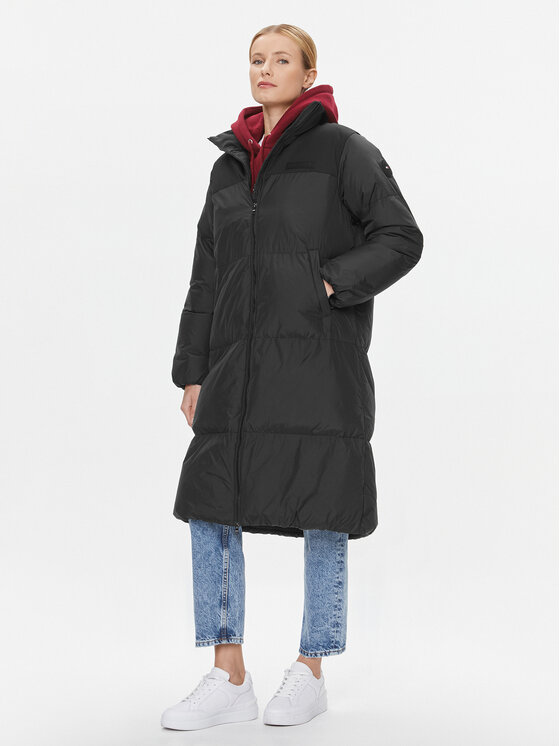 Tommy Hilfiger Зимно яке New York WW0WW39749 Черен Relaxed Fit цвят на ниска цена