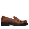 Tommy Hilfiger Мокасини Th Square Toe Leather Loafer FW0FW08977 Кафяв цвят на ниска цена