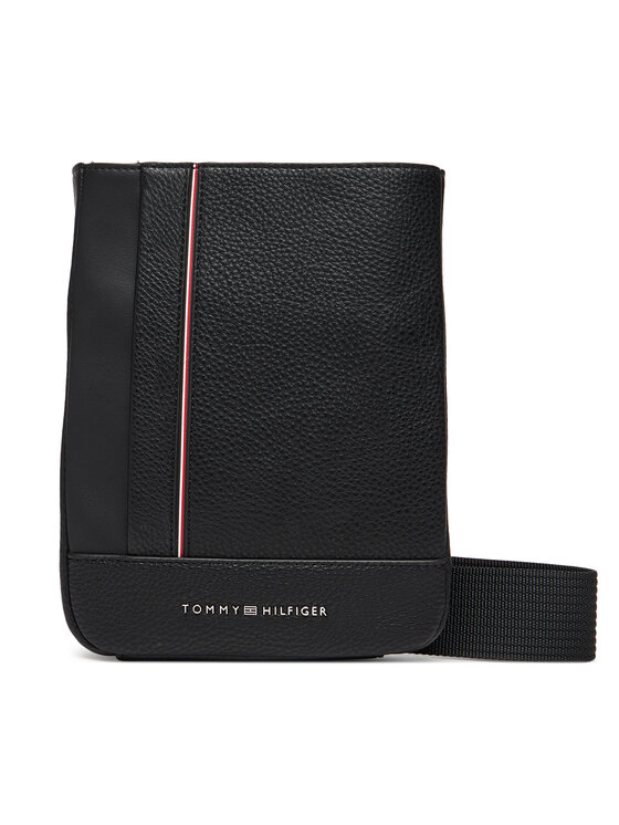 Tommy Hilfiger Мъжка чантичка Th Central Mini Crossover AM0AM13633 Черен цвят на ниска цена