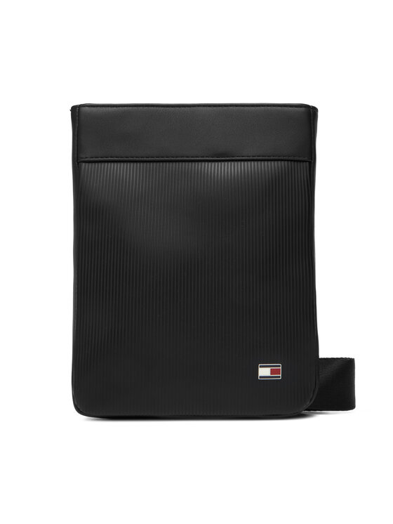 Tommy Hilfiger Мъжка чантичка Th Flag Mini Crossover AM0AM14014 Черен цвят на ниска цена