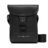 Tommy Hilfiger Мъжка чантичка Th Modern Flap Mini Reporter AM0AM13940 Черен цвят на ниска цена
