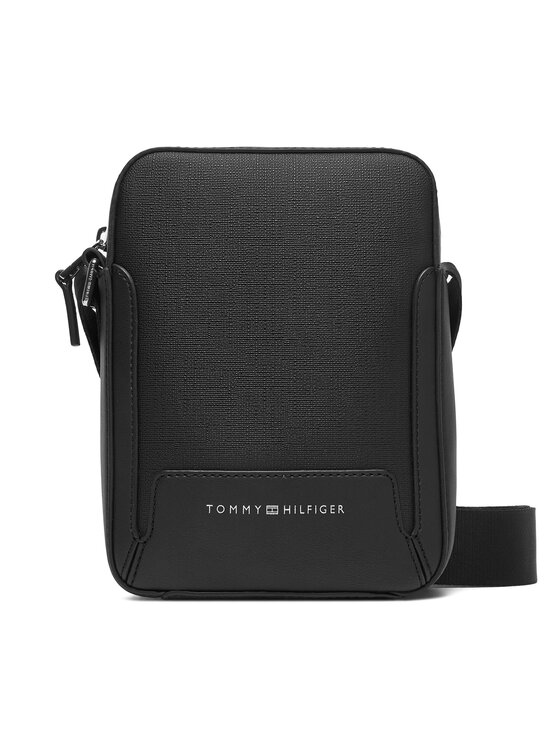 Tommy Hilfiger Мъжка чантичка Th Modern Mini Reporter AM0AM13638 Черен цвят на ниска цена