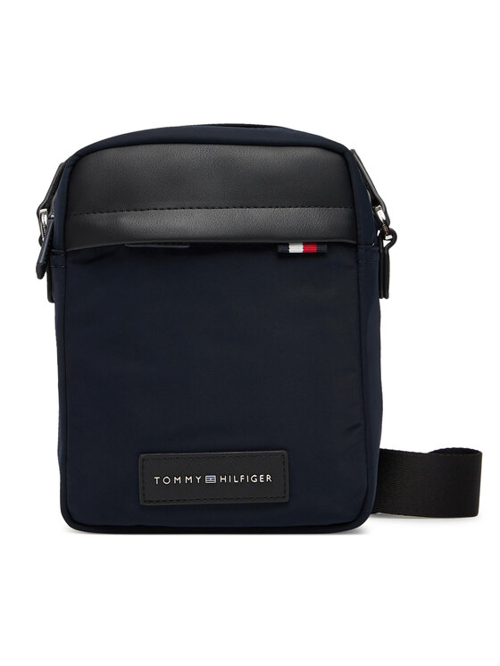 Tommy Hilfiger Мъжка чантичка Th Nylon Mini Reporter AM0AM13618 Тъмносин цвят на ниска цена