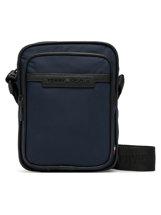 Tommy Hilfiger Мъжка чантичка Th Repreve Mini Reporter AM0AM13465 Тъмносин цвят на ниска цена