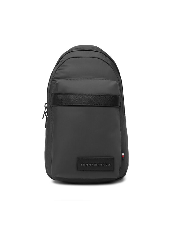Tommy Hilfiger Мъжка чантичка Th Repreve Slingpack AM0AM14026 Сив цвят на ниска цена