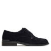 Tommy Hilfiger Обувки Corporate Derby FM0FM05582 Тъмносин цвят на ниска цена