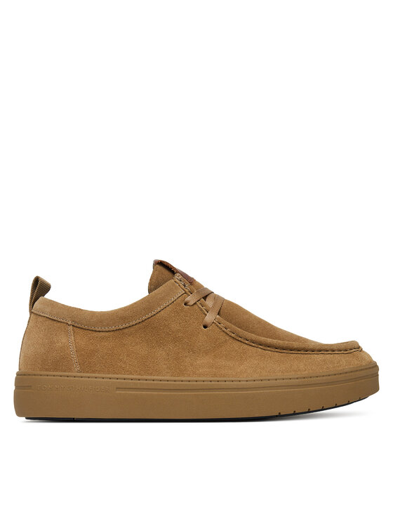 Tommy Hilfiger Обувки Modern Light Suede Moc Toe Shoe FM0FM05501 Кафяв цвят на ниска цена