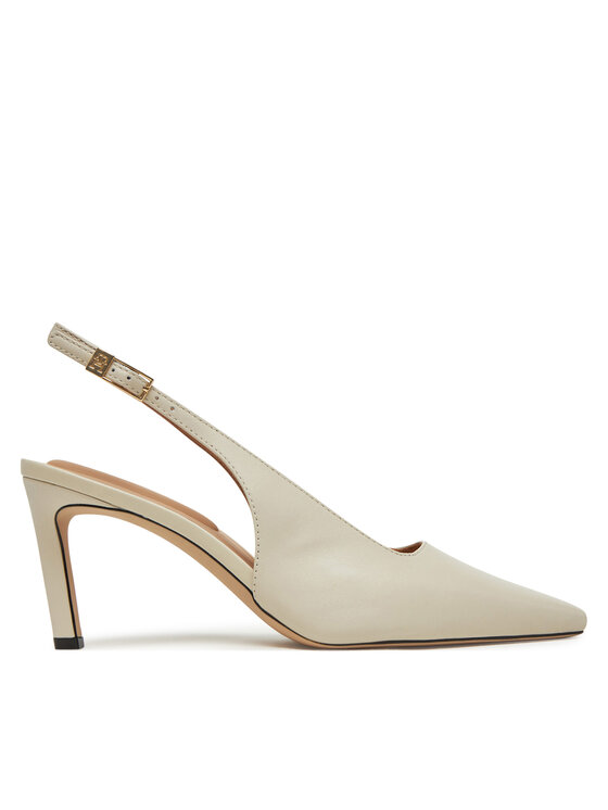 Tommy Hilfiger Обувки на ток Squared Toe FW0FW08636 Бежов цвят на ниска цена