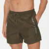 Tommy Hilfiger Плувни шорти UM0UM03258 Зелен Regular Fit цвят на ниска цена