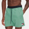Tommy Hilfiger Плувни шорти UM0UM03455 Зелен Slim Fit цвят на ниска цена