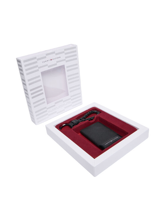 Tommy Hilfiger Подаръчен комплект Th Saffiano Metal AM0AM13127 Черен цвят на ниска цена