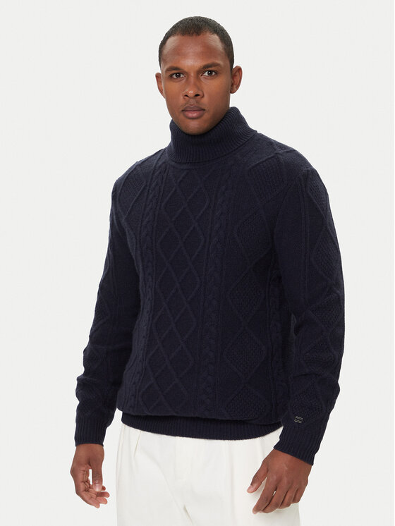 Tommy Hilfiger Поло MW0MW40914 Тъмносин Regular Fit цвят на ниска цена