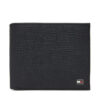Tommy Hilfiger Портфейл Th Flag Cc & Coin AM0AM13709 Тъмносин цвят на ниска цена