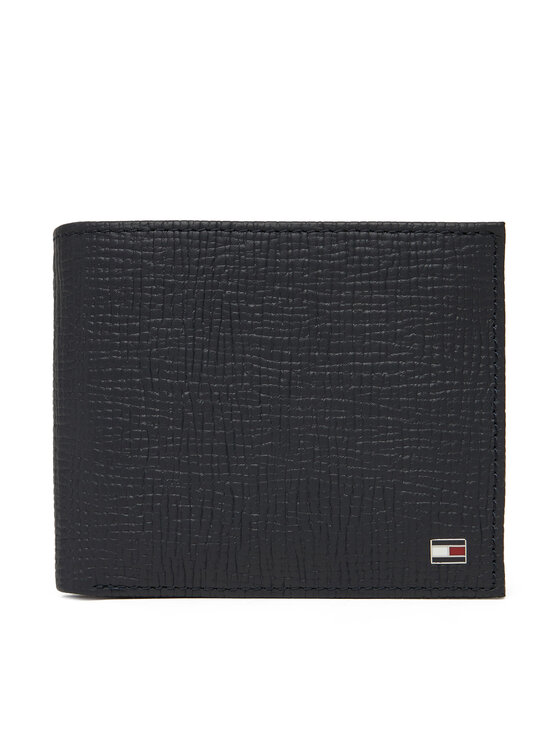 Tommy Hilfiger Портфейл Th Flag Cc & Coin AM0AM13709 Тъмносин цвят на ниска цена